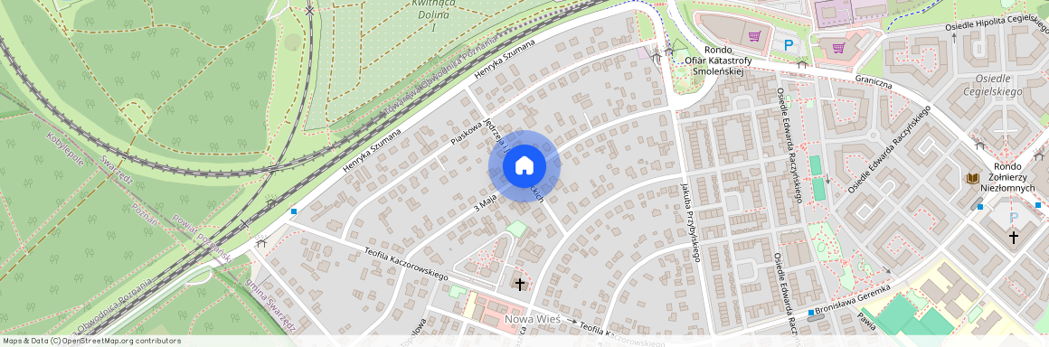 ul. Jędrzeja i Jana Śniadeckich, Nowa Wieś, Swarzędz, Swarzędz, poznański, wielkopolskie