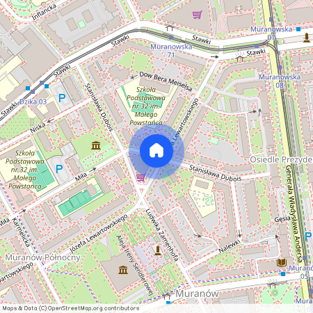 ul. Stanisława Dubois, Muranów, Śródmieście, Warszawa, mazowieckie