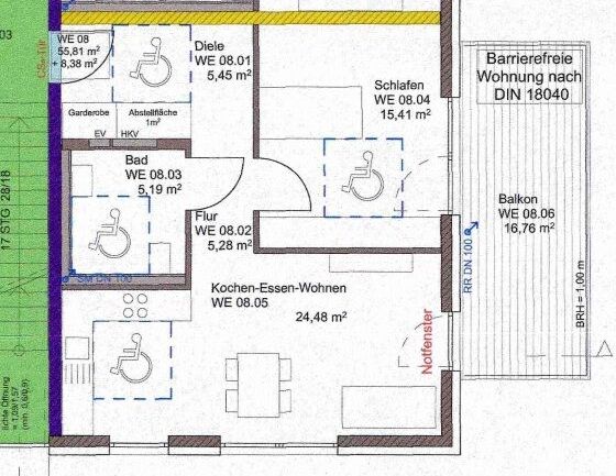 Luxuriös wohnen direkt an der Mosel - Lichtdurchflutete und barrierefreie 2ZKB Wohnung mit Balkon, Einbauküche, Fußbodenheizung und Tiefgaragenstellplatz! - Photo 1