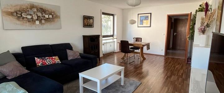 Möblierte 2-Zimmer-Wohnung mit Balkon - Foto 1