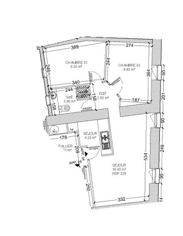 Location Appartement 3 pièces 45m² LEZOUX 63190 - Photo 5