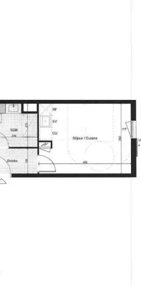 Appartement à louer 1 pièce 23.9m² - Photo 2