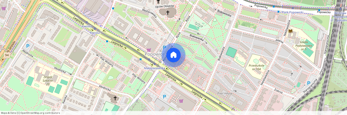 ul. Legnicka, Popowice Północne, Fabryczna, Wrocław, dolnośląskie