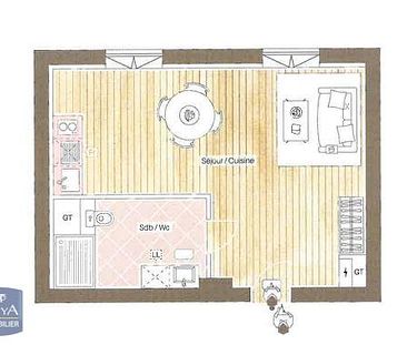 Location appartement 1 pièce de 33.26m² - Photo 3