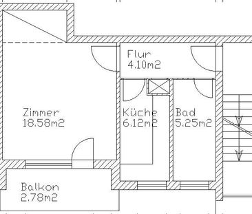 +++Schöne 1 Zimmer Wohnung mit Balkon direkt am Park+++ - Photo 1