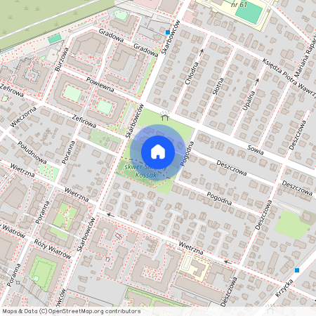 ul. Skarbowców, Krzyki, Krzyki, Wrocław, dolnośląskie