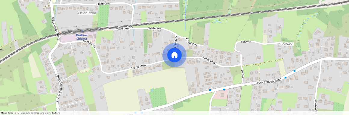 Dębniki, M., Sidzina, Topografów, Kraków