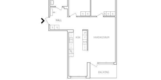 Första Tvärgatan 13, våning 3 - Foto 3