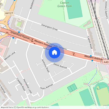 Leaver Gardens, Western Avenue, Greenford