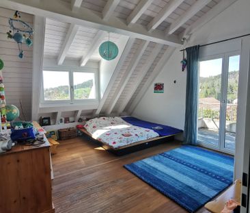 Charmantes 5.5-Zimmer-Doppeleinfamilienhaus in Gempen - Foto 4