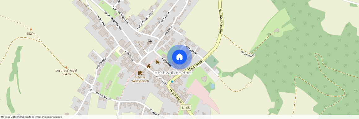 2802 Hochwolkersdorf, Alpenlandstraße 2, 4, 6, 8, 10