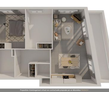 location Appartement T3 DE 64.3m² À TOULOUSE - Photo 5