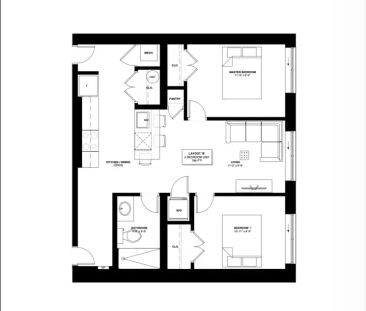 2405-2409 Carlsen — 2-Bedroom 1-Bathrom - Photo 2
