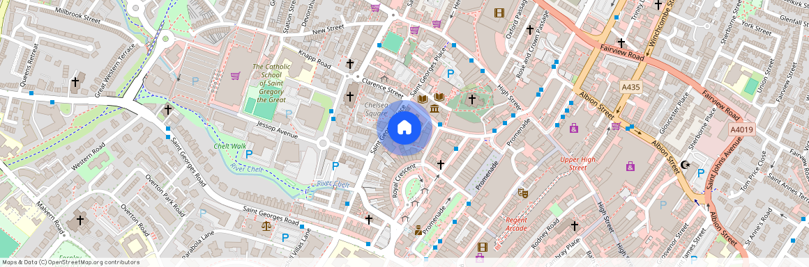 Clarence Street, Cheltenham, Gloucestershire, GL50