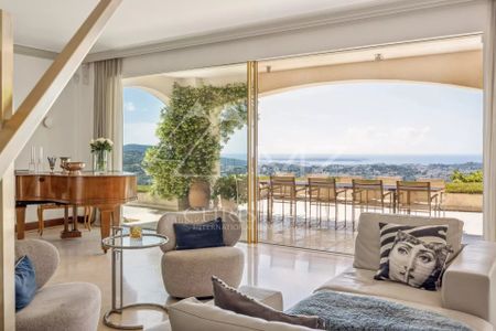 Mougins - À pied du village, vue panoramique mer - 5 chambres - Photo 5