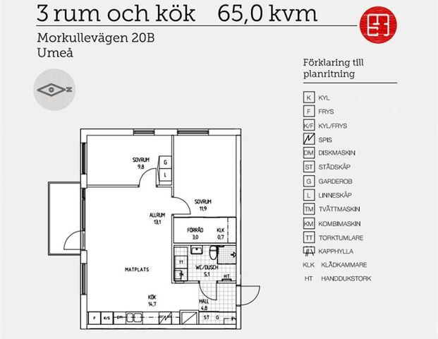 Morkullevägen 20 B - Foto 1