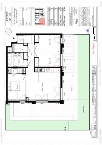 Appartement Marseille 4 pièce(s) de 76m2 - Photo 4