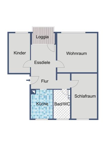 Geräumige Wohnung mit Balkon - Photo 2