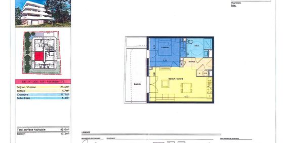 Serignan - T2 - 45 m² - Photo 3