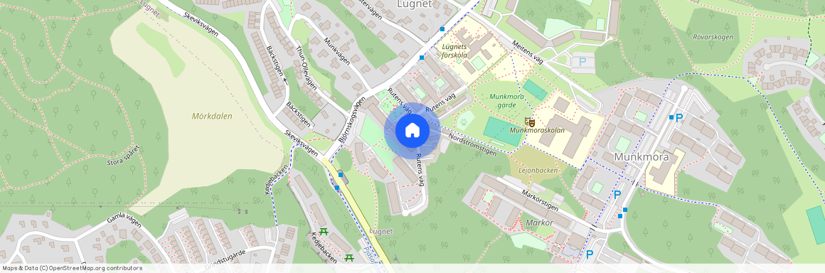 Rutens väg, Gustavsberg