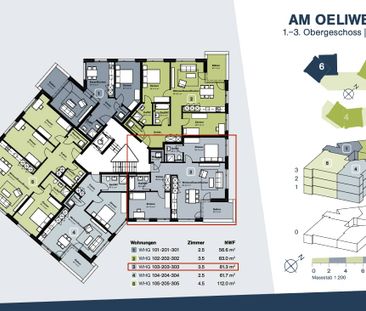 3.5 Zimmer, 81 m², 1. Stock - Photo 6