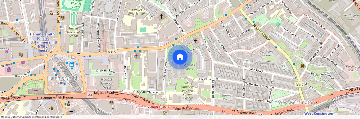 W14, London