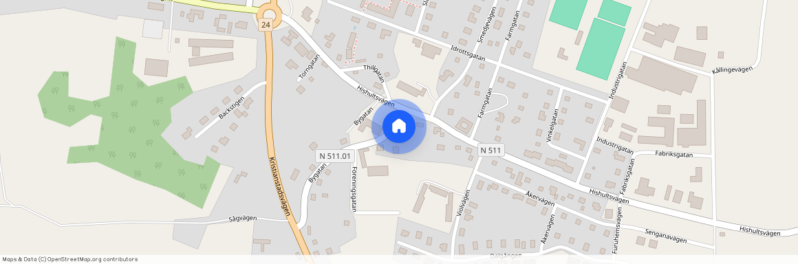 Bygatan 15 C, Våxtorp