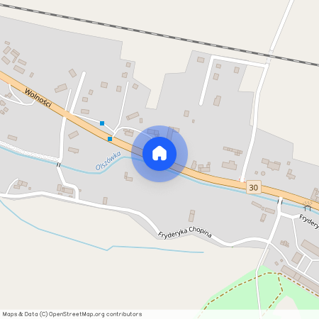 ul. Wolności, Olszyna, Olszyna, lubański, dolnośląskie