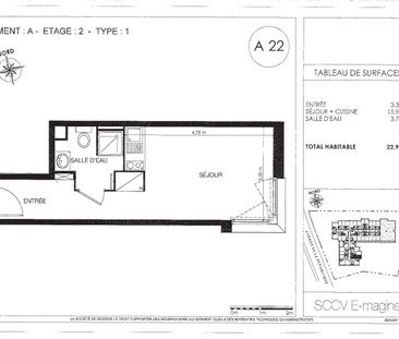 Location Appartement 1 pièce 22m² ISLE 87170 - Photo 3