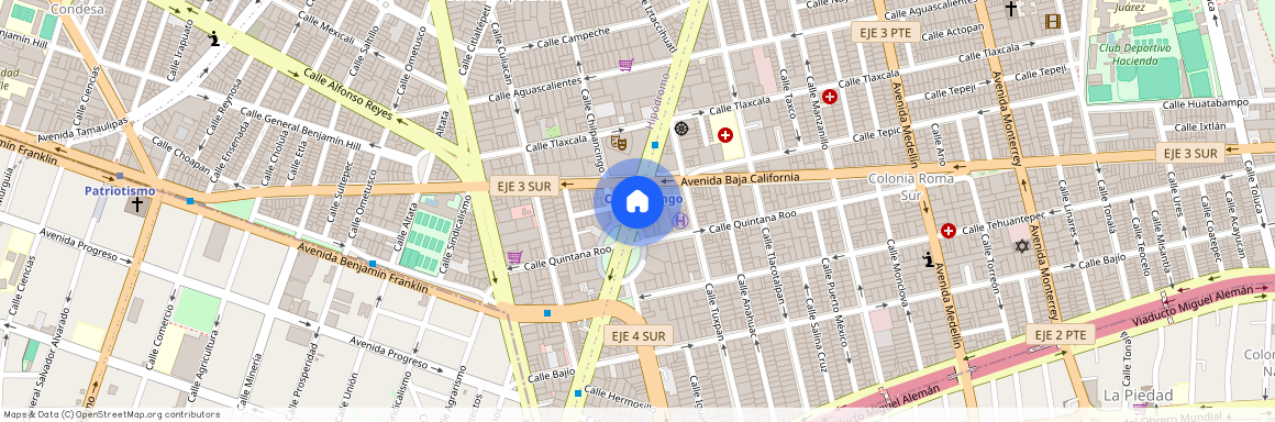 Av. Insurgentes Sur, Roma Sur, Cuauhtémoc, Ciudad De México, 06760