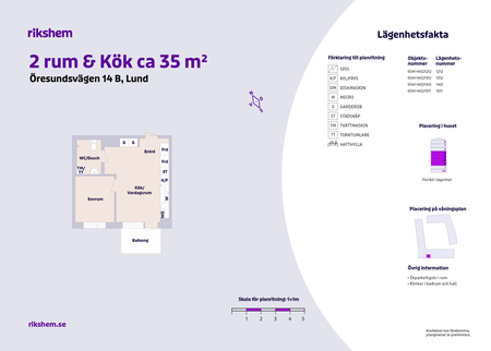 Öresundsvägen 14 B, lgh 1312, Västerbro - Foto 5