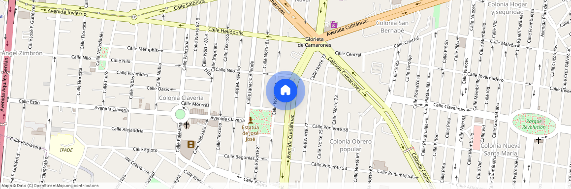 Cuitláhuac, Colonia Clavería, C.P. 02080, Df / Cdmx