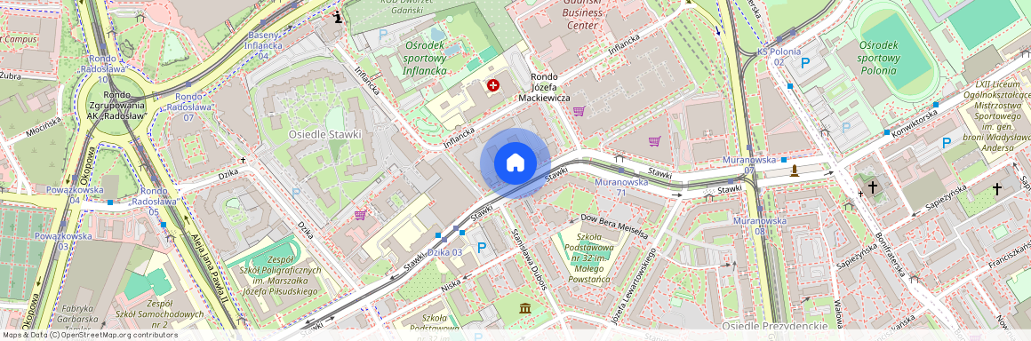 ul. Stawki, Muranów, Śródmieście, Warszawa, mazowieckie