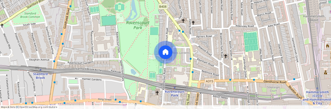 Ravenscourt Road, Ravenscourt Park, Hammersmith, W6