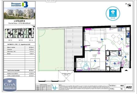 Location Appartement 2 pièces 45m² BEAUZELLE 31700 - Photo 3