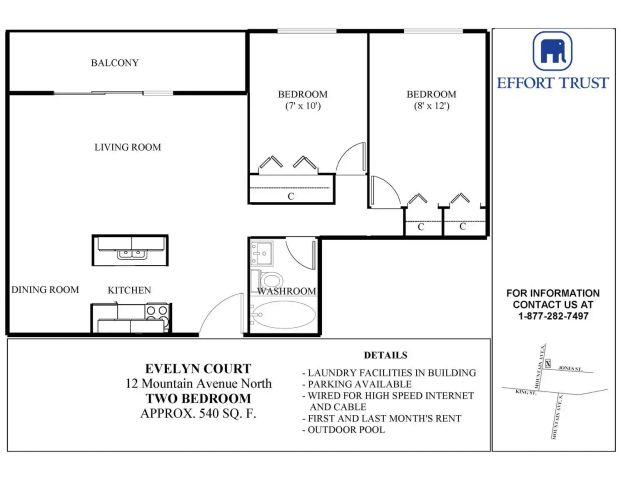 Evelyn Court Apartments — Apartment - 2 Bedroom - Photo 1