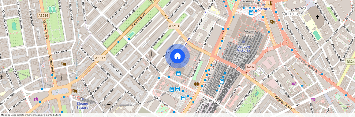 Ebury Street, Belgravia, London