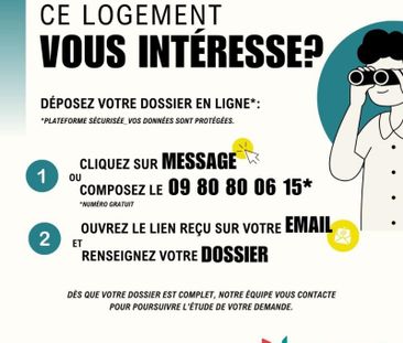 Location Appartement 2 pièces Meublé 33m² BORDEAUX 33000 - Photo 2