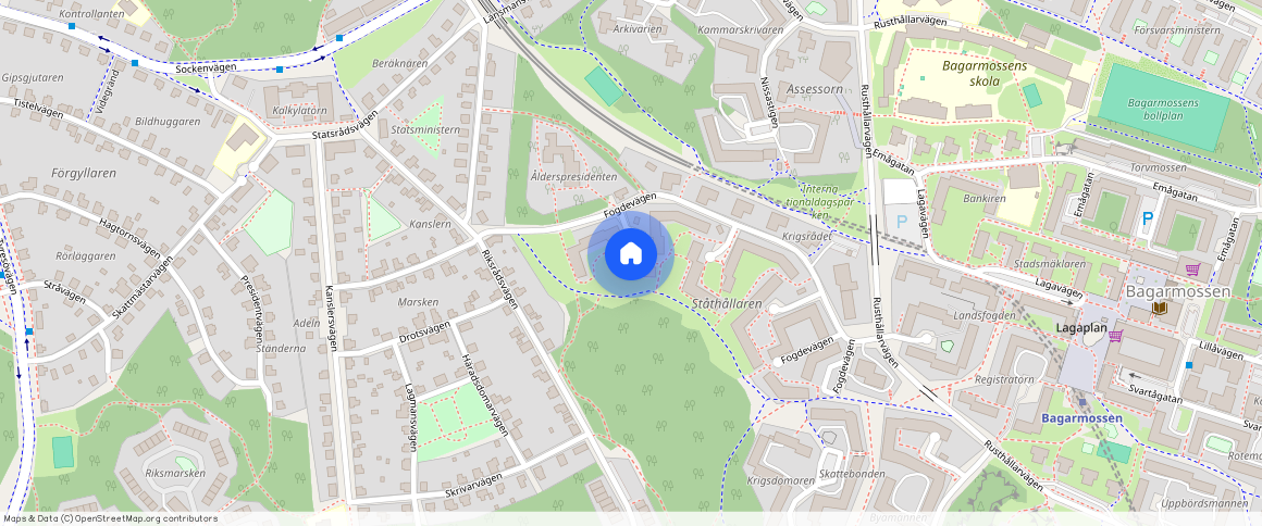 Fogdevägen **, Bagarmossen