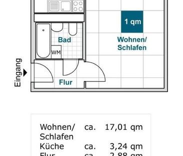 1 Raum-Wohnung - Foto 6