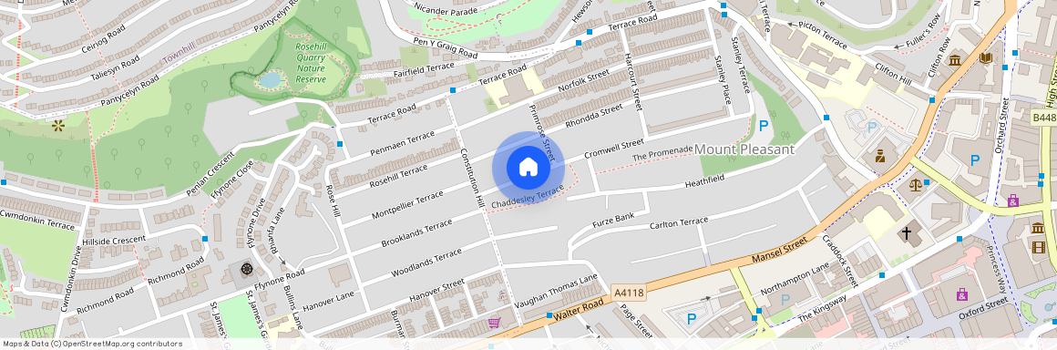 Chaddesley Terrace, Mount Pleasant, Swansea