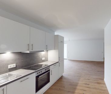 Raumwunder auf 2 Zimmer! Neubauwohnung mit EBK und Balkon/Terrasse - Photo 3