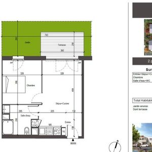 Sans frais d'agence ni garant T2 neuf à Montussan - Photo 3
