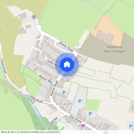 Atlantic Road, Tintagel, Cornwall