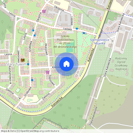 ul. Klonowa, Centrum, Siemianowice Śląskie, śląskie