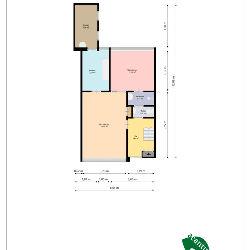 Maison en rangée de Kamp, Spijk - À louer - Foto 2