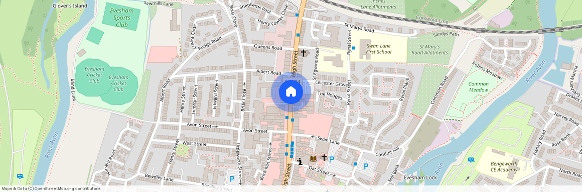 High Street, Evesham, Worcestershire, WR11