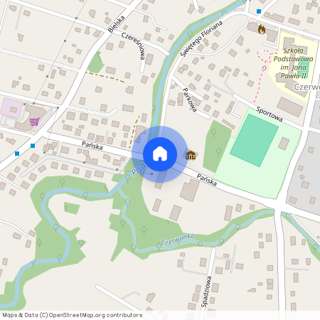 ul. Pańska, Pisarzowice, Wilamowice, bielski, śląskie