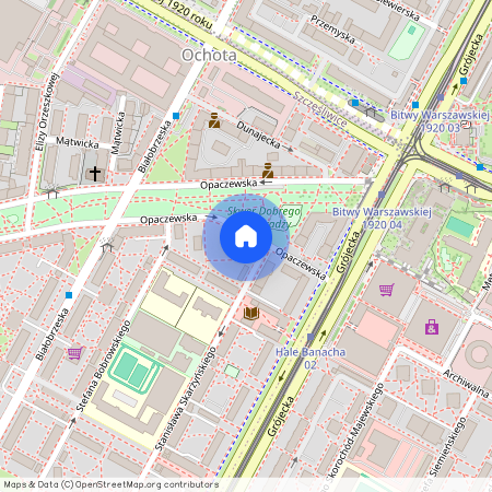ul. Opaczewska, Szczęśliwice, Ochota, Warszawa, mazowieckie