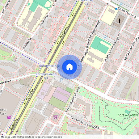 ul. Walentego Skorochód-Majewskiego, Rakowiec, Ochota, Warszawa, mazowieckie